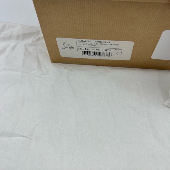 Men’s Christian Louboutin Panaroot dune combat boots coded canvas/leather 44EU - Picture 6 of 12